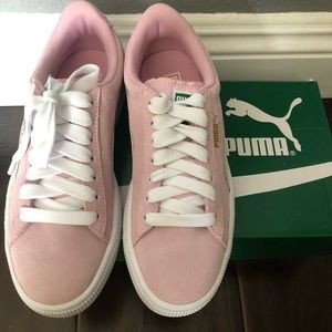 Pink lady suede jr puma